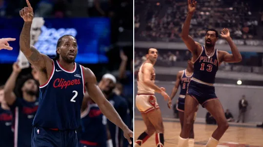 五大联赛直播-伦纳德单场45+5+5且命中率75%+0犯规，历史第二人比肩张伯伦